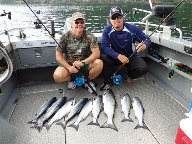 Saltspring Reel Action Fishing Charters Saltspring B.C. Canada